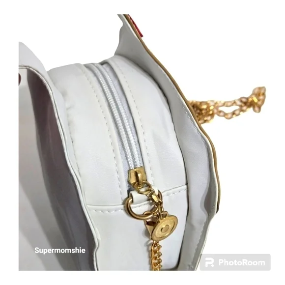 Cup Cake Faux Leather Crossbody Bag - Picture 6 of 8